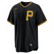 Men's Pittsburgh Pirates Paul Skenes Nike Black Alternate Replica Player Jersey