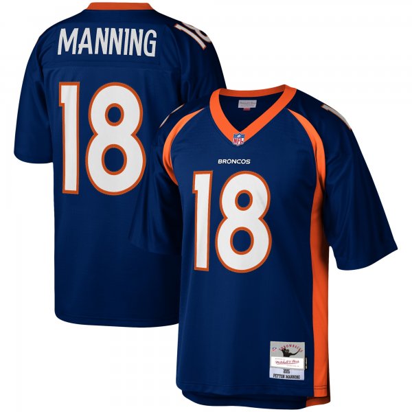 Men's Denver Broncos Peyton Manning Mitchell & Ness Navy Legacy Replica Jersey