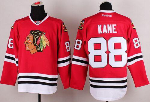 Chicago Blackhawks #88 Patrick Kane Stitched Red NHL Jersey