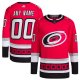 Men's Carolina Hurricanes  adidas Red  25th Anniversary Primegreen Custom Jersey