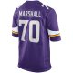 Men's Minnesota Vikings Jim Marshall Nike Purple Game Retired Player Jersey