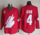 Olympic 1991 CA. #4 Bobby Orr Red CCM Throwback Stitched NHL Jersey