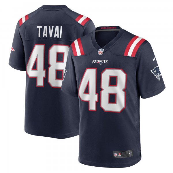 Men's New England Patriots Jahlani Tavai Nike Navy Game Player Jersey