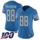 Women's Detroit Lions #88 T.J. Hockenson Blue Team ColorStitched NFL 100th Season Vapor Limited Jersey