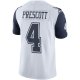 Men's Dallas Cowboys Dak Prescott White Nike Color Rush Vapor Limited Jersey