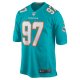 Men's Miami Dolphins Jaylen Twyman Nike Aqua Home Game Player Jersey