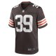 Men's Cleveland Browns Lucas Havrisik Nike  Brown Team Game Jersey