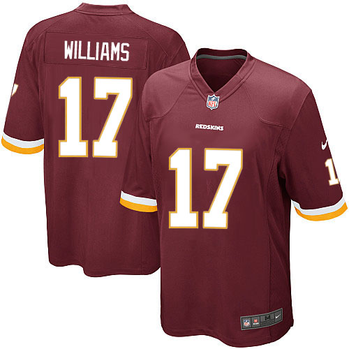 Washington Redskins #17 Doug Williams Men's Nike Game Burgundy Red Team Color NFL Jersey