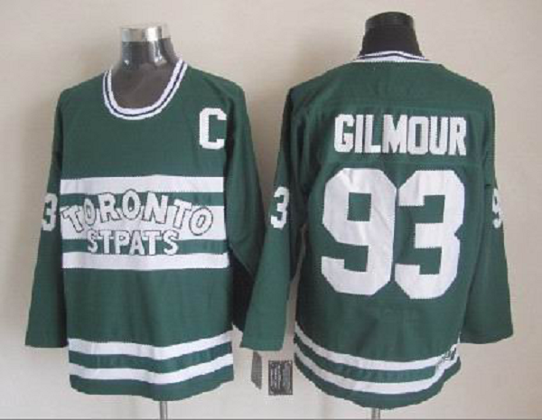 Men's Toronto Maple Leafs #93 Doug Gilmour Green Throwback NHL Jersey