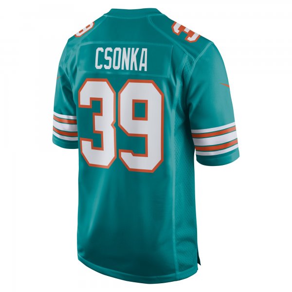 Men's Miami Dolphins Larry Csonka Nike Aqua Retired Player Jersey