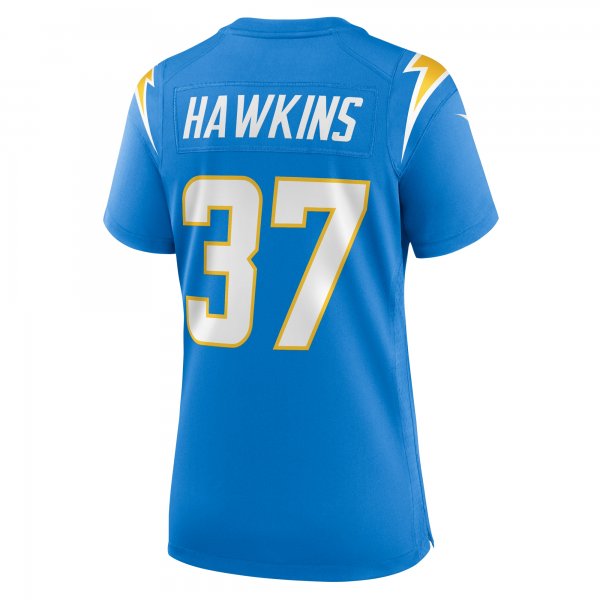 Women's Los Angeles Chargers Jaylinn Hawkins Nike  Powder Blue  Game Jersey