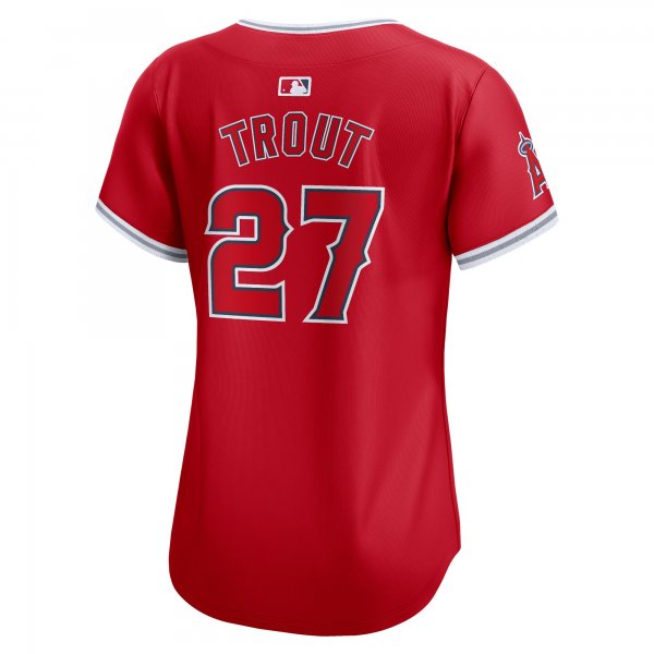 Women's Los Angeles Angels Mike Trout Nike Red Alternate Limited Player Jersey