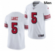 Men San Francisco 49ers #5 Trey Lance Jersey White 2021 Color Rush Limited