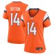 Women's Denver Broncos Courtland Sutton Nike Orange Game Jersey