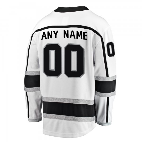 Men's Los Angeles Kings Fanatics White Away Breakaway Custom Jersey