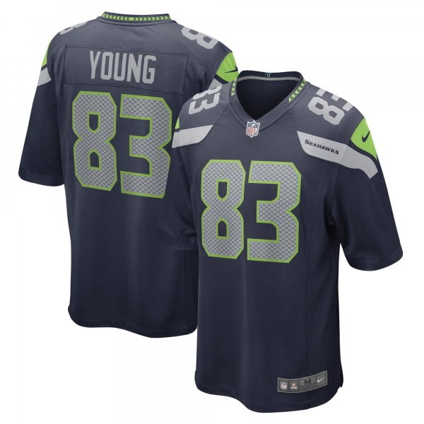 Men's Seattle Seahawks Dareke Young Nike College Navy Game Player Jersey