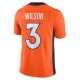 Men's Denver Broncos Russell Wilson Nike Orange  Vapor Untouchable Limited Jersey