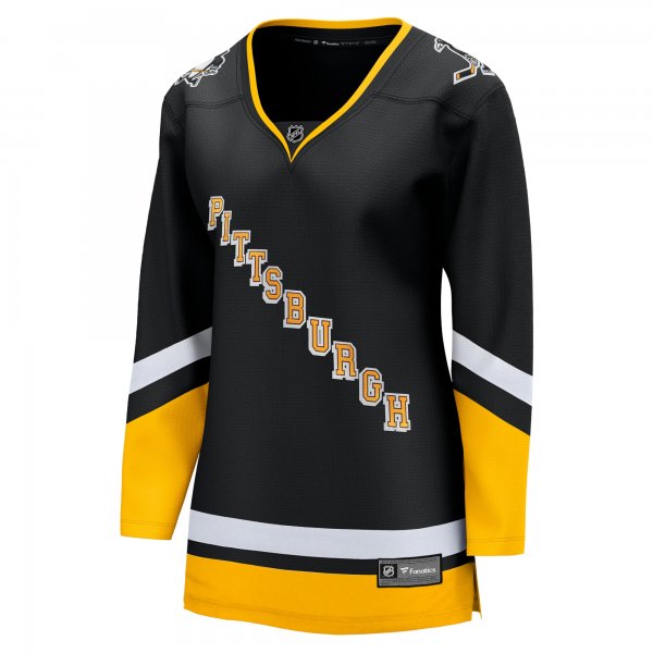 Women's Pittsburgh Penguins Fanatics Black Alternate Premier Breakaway Jersey