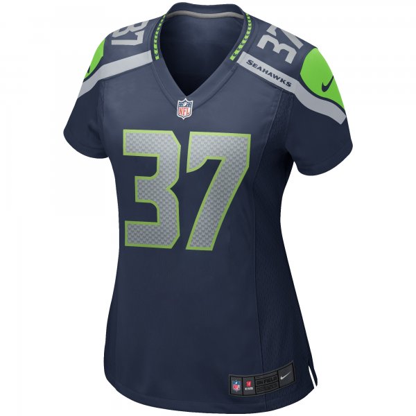 Women's Seattle Seahawks Shaun Alexander Nike College Navy Game Retired Player Jersey