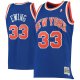 Men's New York Knicks Patrick Ewing Mitchell & Ness Blue 1991/92 Hardwood Classics Swingman Jersey