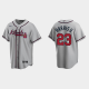 Men's Atlanta Braves #23 Michael Harris II Cool Base Road MLB Jersey - Gray