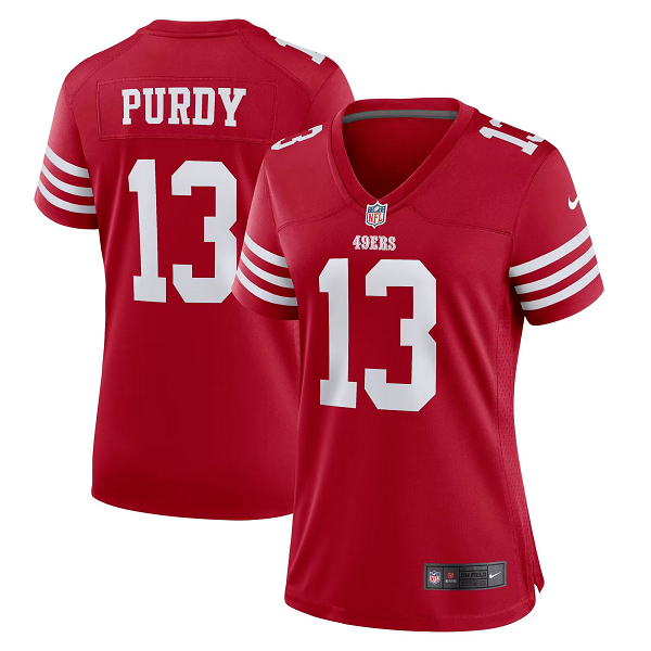 Nike Women's San Francisco 49ers #13 Brock Purdy Red Game Player Jersey