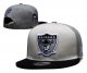 Las Vegas Raiders's black and blue cap