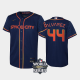 Youth's #44 Yordan alvarez 2022 City Connect Houston Astros Cool Base Navy MLB Jersey with 2022 World Series Patch