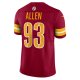 Men's Washington Commanders Jonathan Allen Nike Burgundy Vapor F.U.S.E. Limited Jersey