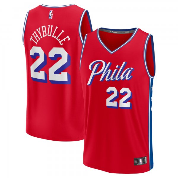 Youth Philadelphia 76ers Matisse Thybulle Fanatics Red Fast Break Player Jersey - Statement Edition