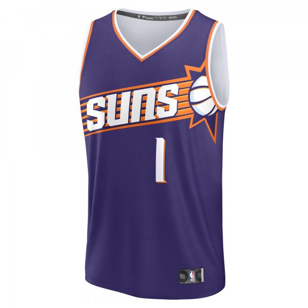 Men's Phoenix Suns Devin Booker Fanatics Purple Fast Break Replica Player Jersey - Icon Edition