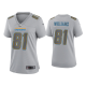 Women's Los Angeles Chargers Mike Williams Gray Atmosphere Fashion Game Jersey