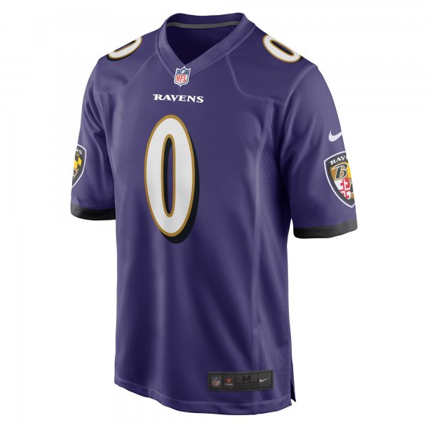 Men's Baltimore Ravens Roquan Smith Nike Purple Team Game Jersey