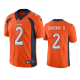 Men's Denver Broncos #2 Patrick Surtain II Orange 2021 NFL Draft Vapor Limited Jersey