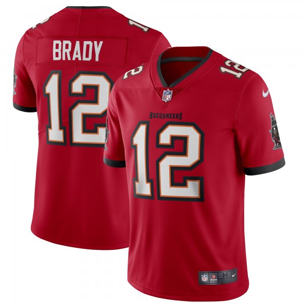 Men's Tampa Bay Buccaneers Tom Brady Nike Red Vapor Limited Jersey