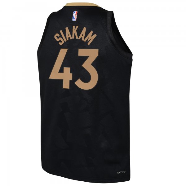 Youth Toronto Raptors Pascal Siakam Nike Black 2022/23 Swingman Jersey - City Edition