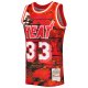 Men's Miami Heat Alonzo Mourning Mitchell & Ness Red 1996/97 Hardwood Classics Lunar New Year Swingman Jersey