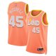 Men's Unisex Cleveland Cavaliers #45 Donovan Mitchell Nike Orange 2025/26 Swingman City Edition Jersey