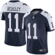 Nike Dallas Cowboys #11 Cole Beasley Navy Blue Thanksgiving Men's Stitched NFL Vapor Untouchable Limited Throwback Jersey