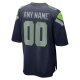 Men's Seattle Seahawks  Nike College Navy Custom Game Jersey