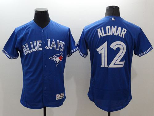 Toronto Blue Jays #12 Roberto Alomar Blue Flexbase Collection Stitched MLB Jersey