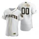 Pittsburgh Pirates Custom Men's Nike White Golden Edition Jersey