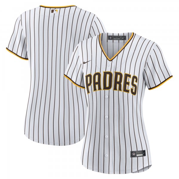 Women's San Diego Padres Nike White Home Blank Replica Jersey