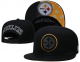 Pittsburgh Steelers's black cap