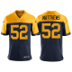 Men's Packers #52 Clay Matthews Navy 2021 New Throwback Limited NFL Jersey