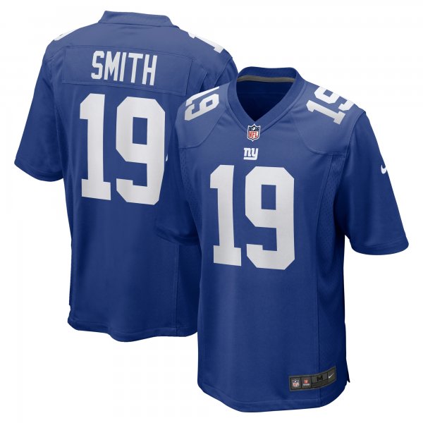 Men's New York Giants Jeff Smith Nike Royal Game Player Jersey