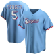 Youth Texas Rangers #5 Corey Seager Light Blue Alternate Jersey