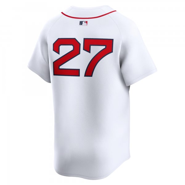 Men's Boston Red Sox Carlton Fisk Nike White Home Limited Player Jersey