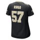 Women's New Orleans Saints Christian Ringo Nike Black Game Player Jersey