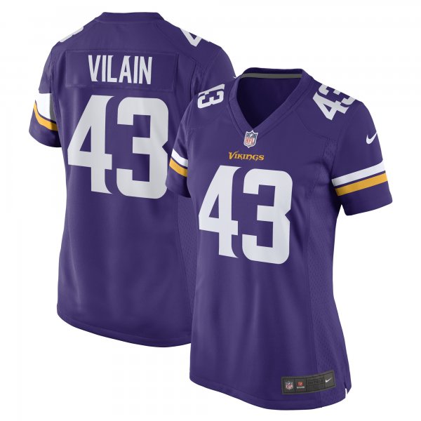 Women's Minnesota Vikings Luiji Vilain Nike Purple Game Player Jersey